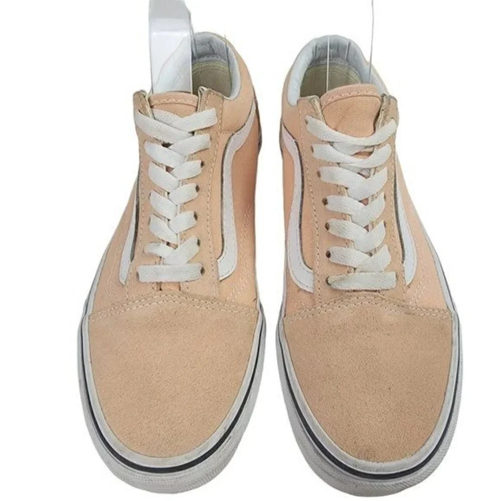 Vans Old Skool Shoe Sneakers Youth Girls Size 4.5 Honey Peach - Picture 3 of 10